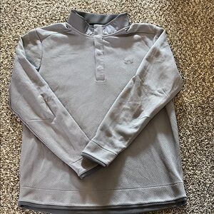 Under Armour Light Gray Men's Casual Button Down Shirt